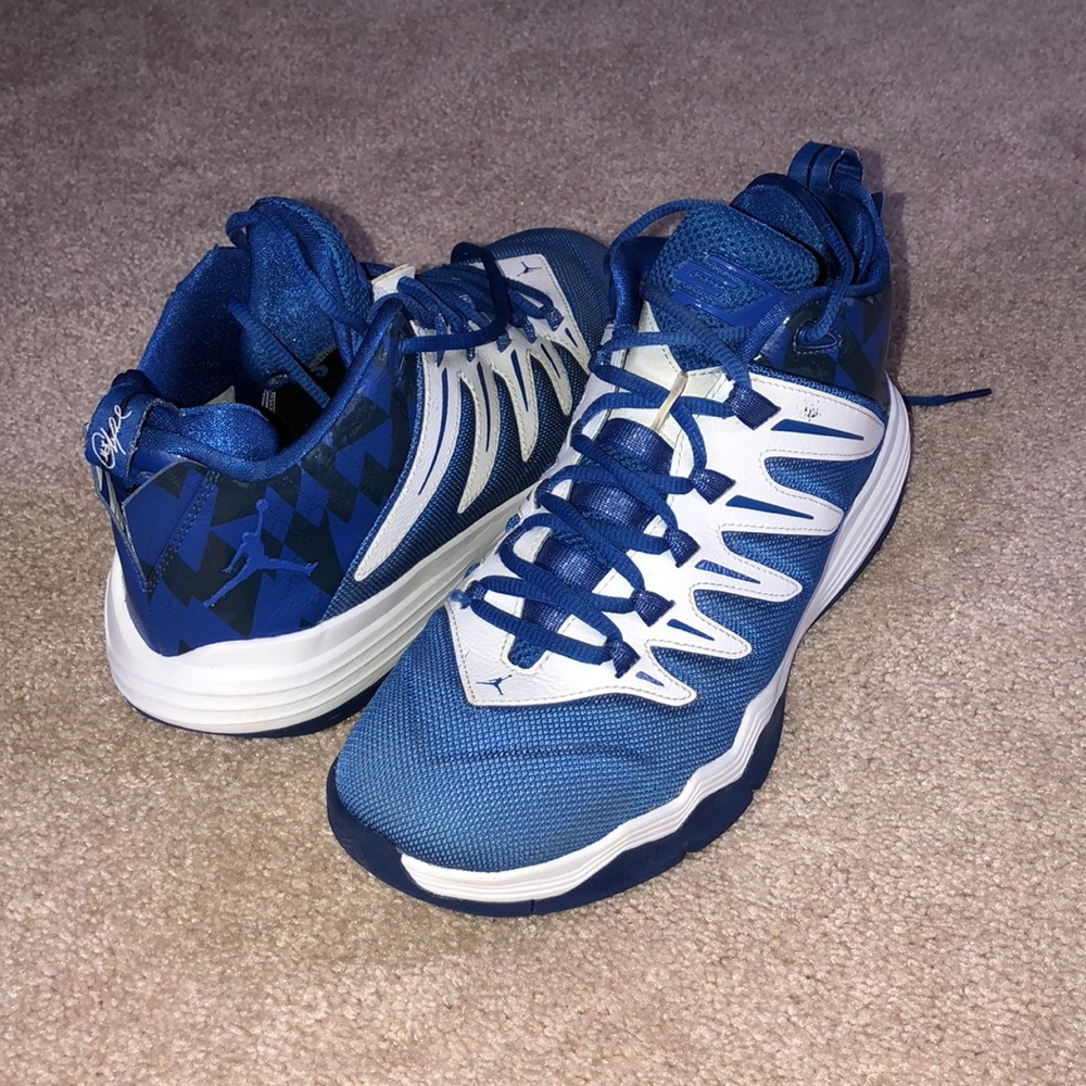 Jordan basketball shoes.